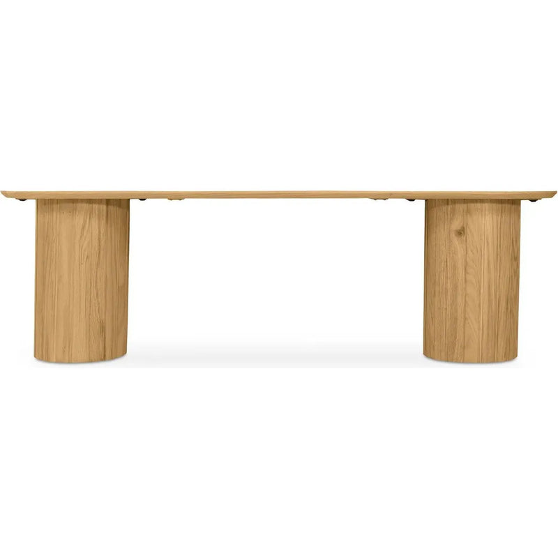 Povera Wood Dining Bench-Dining Benches-Moe's Home-LOOMLAN