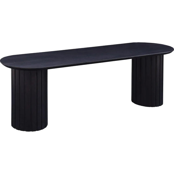 Povera Wood Dining Bench-Dining Benches-Moe's Home-LOOMLAN