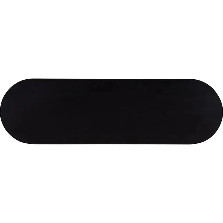 Povera Wood Oval Console Table - LOOMLAN - Moe's Home - Console Tables