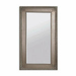 Prazzo Leaner 91" Rectangle Antique Silver Floor Mirror