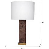 Preston Burl Wood Table Lamp & Unique