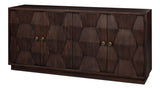Preston Four Door Sideboard Cabinet For Living Room-Sideboards-Sarreid-LOOMLAN