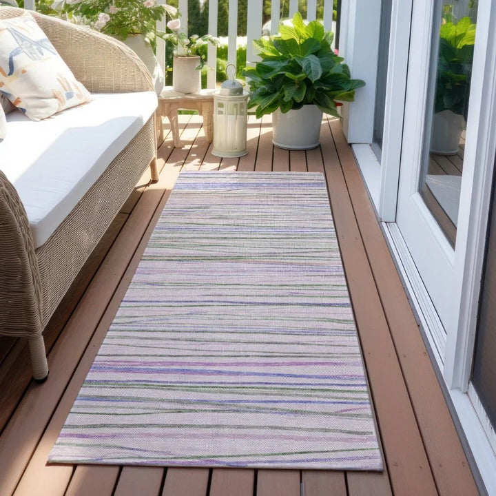 Prizme Purple Washable Indoor - Outdoor Rug - LOOMLAN - LOOMLAN Rugs - Outdoor Rugs