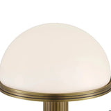 Promenade Brass Cordless Table Lamp-Table Lamps-Currey & Co-LOOMLAN