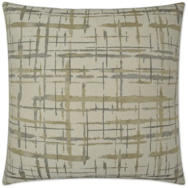 Protraction Pewter Brown Throw Pillow Insert - LOOMLAN - D.V. Kap - Throw Pillows