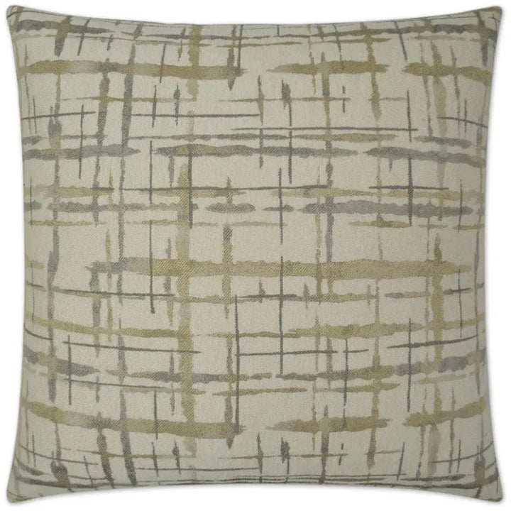 Protraction Pewter Brown Throw Pillow Insert - LOOMLAN - D.V. Kap - Throw Pillows