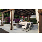 Provence Iron Square Outdoor End Table