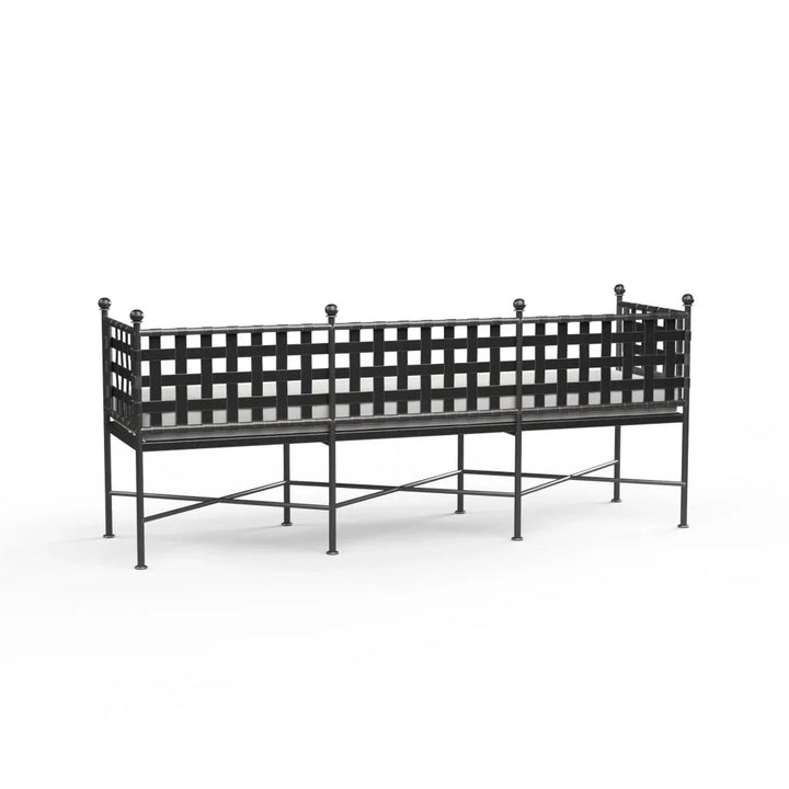 Provence Sunbrella Outdoor Bench-Outdoor Benches-Sunset West-LOOMLAN