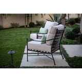 Provence Sunbrella Outdoor Club Chair-Outdoor Accent Chairs-Sunset West-LOOMLAN