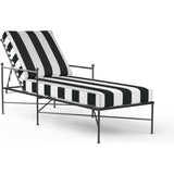 Provence Sunbrella Outdoor Lounge Chaise-Outdoor Chaises-Sunset West-Cabana Classic-LOOMLAN