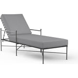 Provence Sunbrella Outdoor Lounge Chaise-Outdoor Chaises-Sunset West-Canvas Granite-LOOMLAN