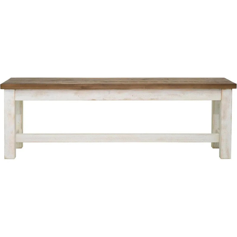 Provence Wood Brown Bench-Dining Benches-LH Imports-LOOMLAN