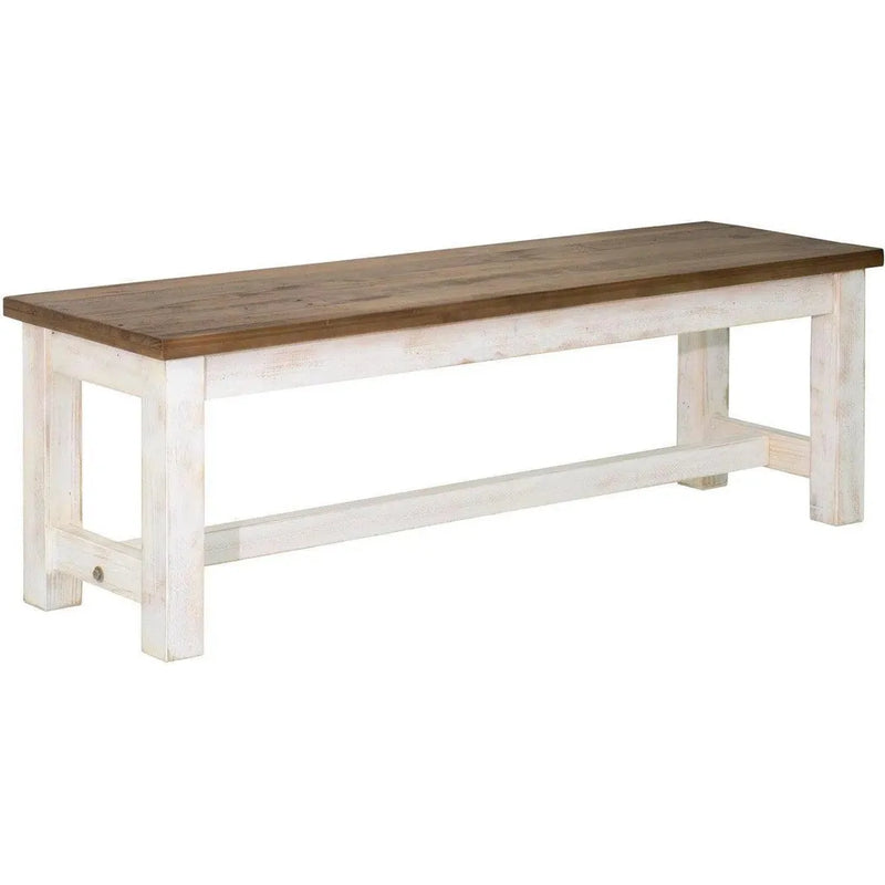 Provence Wood Brown Bench-Dining Benches-LH Imports-LOOMLAN