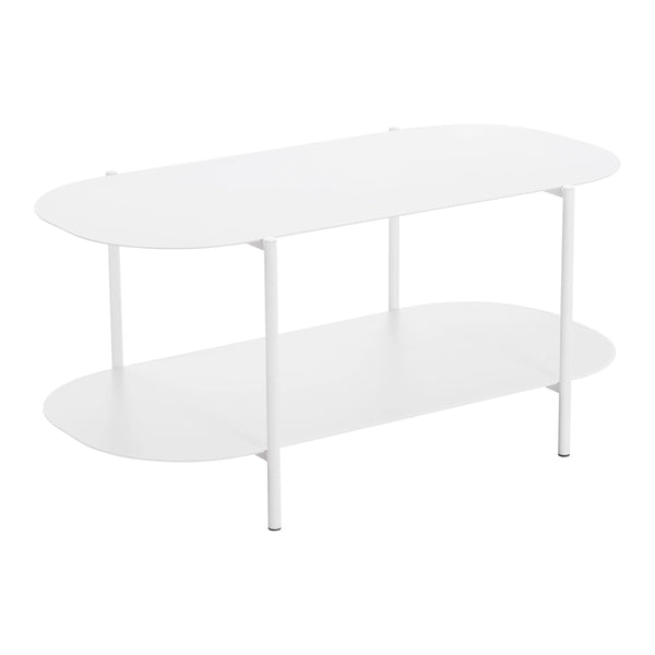 Pullman Coffee Table White Coffee Tables LOOMLAN By Zuo Modern