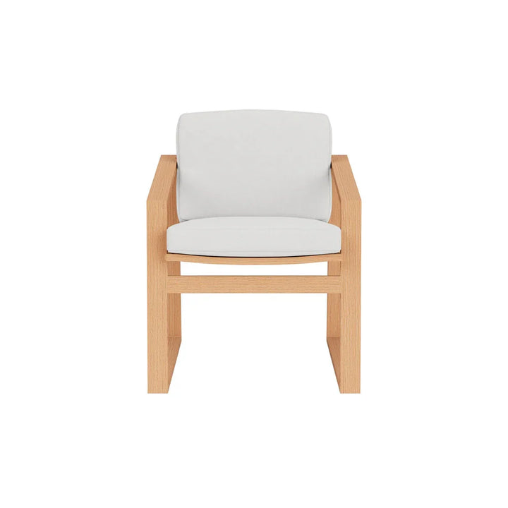 Pursuit Aluminum Outdoor Dining Armchair-Outdoor Dining Chairs-Lloyd Flanders-LOOMLAN