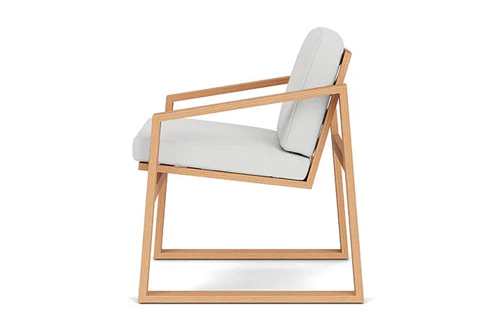 Pursuit Aluminum Outdoor Dining Armchair-Outdoor Dining Chairs-Lloyd Flanders-LOOMLAN