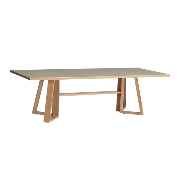 Pursuit Aluminum Rectangular Outdoor Dining Table-Outdoor Dining Tables-Lloyd Flanders-LOOMLAN