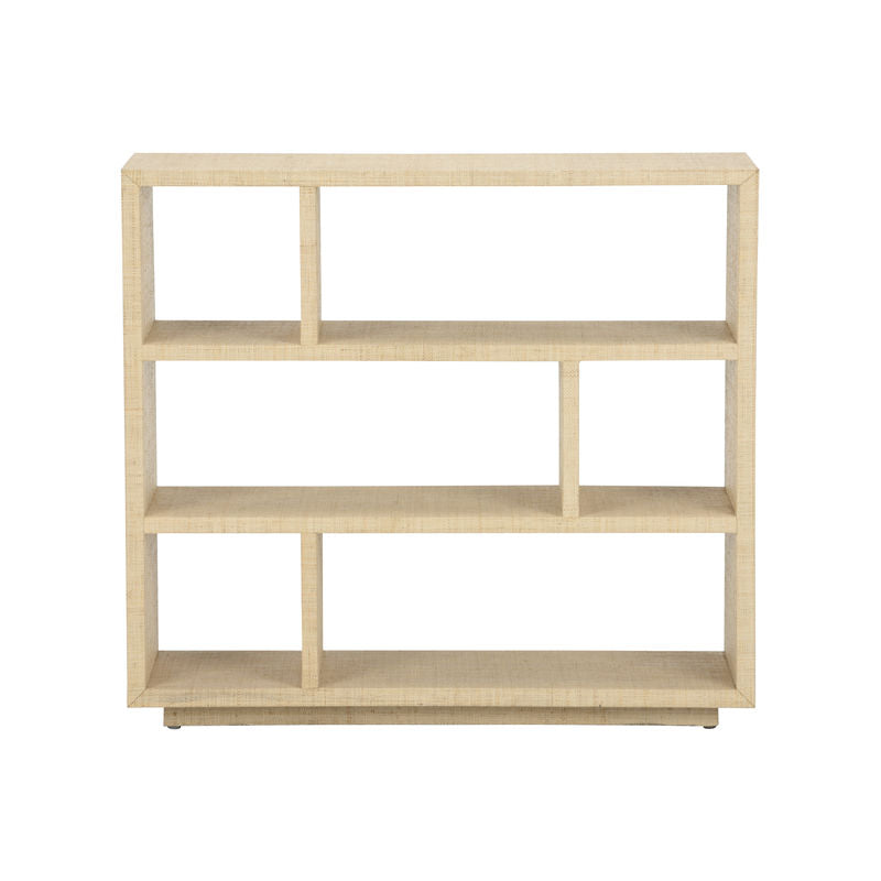 Puzzlea Raffia Warp Bookshelf-Bookcases-Chelsea House-LOOMLAN