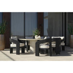 Pylos Fabric Outdoor Dining Armchair