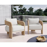 Pylos Fabric Outdoor Lounge Chair-Outdoor Lounge Chairs-SUNPAN-LOOMLAN