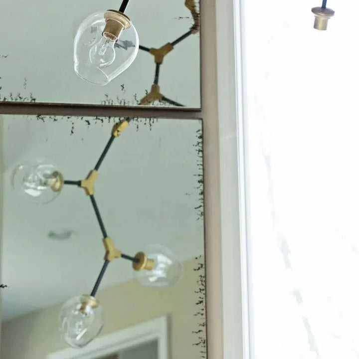 Pyrite Bronze Antique Rene Rectangular Mirror - LOOMLAN - Currey & Co - Wall Mirrors