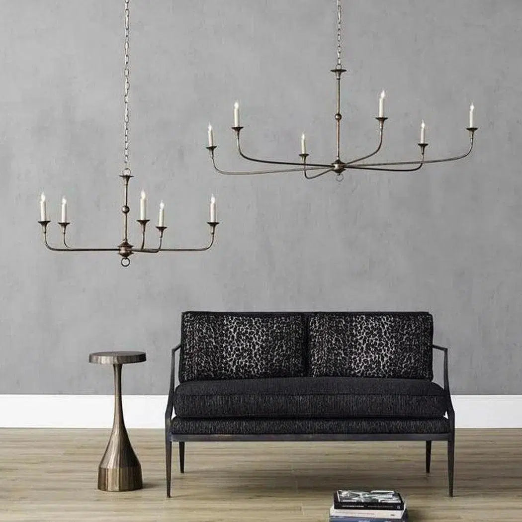 Pyrite Bronze Nottaway Bronze Large Chandelier