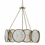 Pyrite Bronze Raj Mirror Oliveri Chandelier