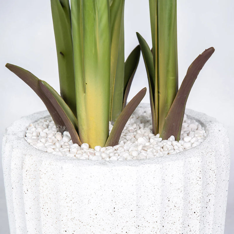 Faux Botanical Indoor Traveler's Palm Planter