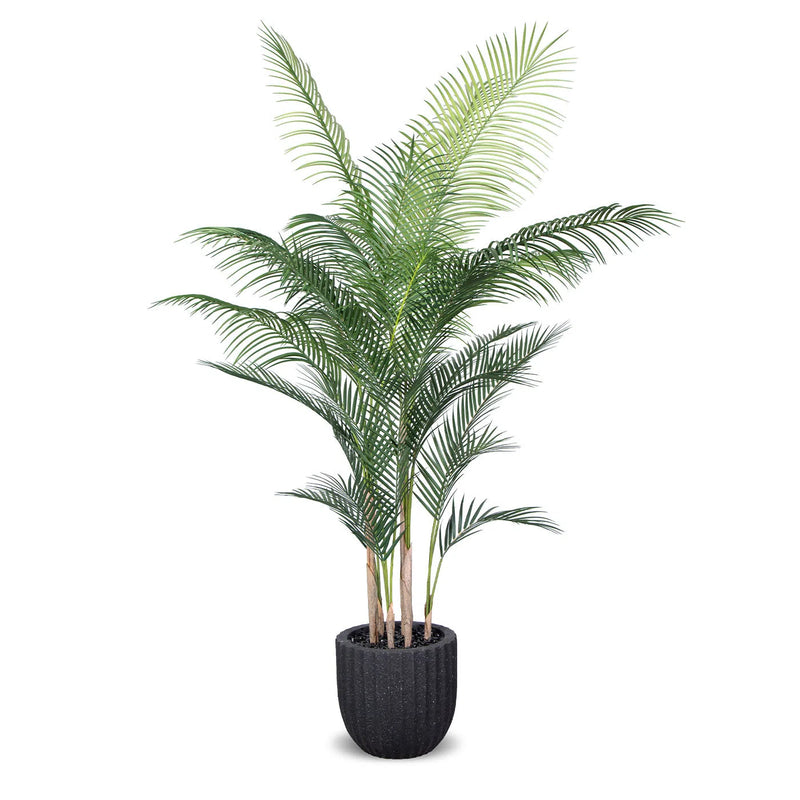 Faux Botanical Outdoor Madagascar Palm Planter