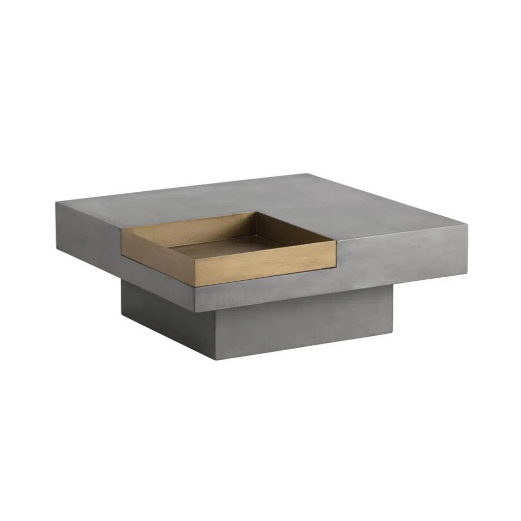 Quill Natural Concrete Coffee Table