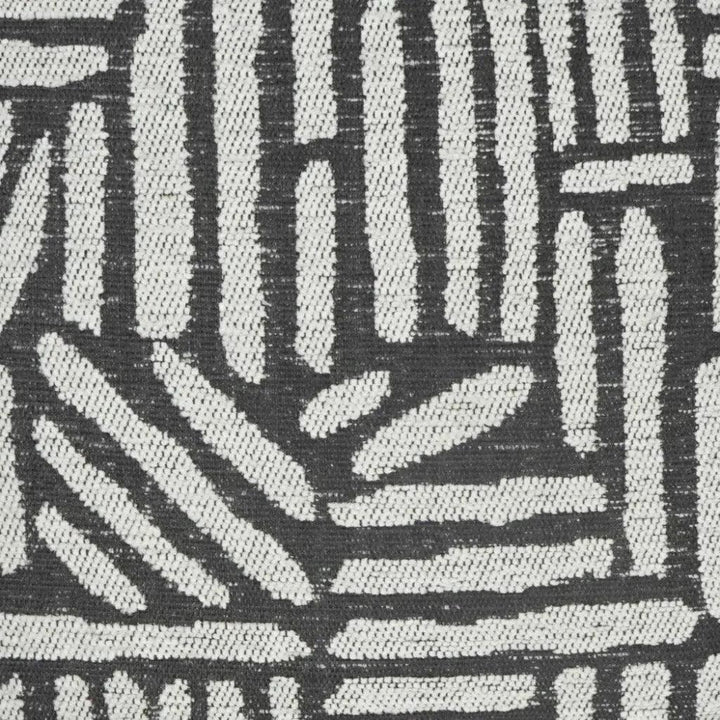 Quinn Coal Global Grey Large Throw Pillow Insert - LOOMLAN - D.V. Kap - Throw Pillows