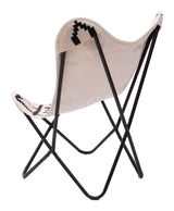 Rabat Accent Chair Beige & Black-Club Chairs-Zuo Modern-LOOMLAN