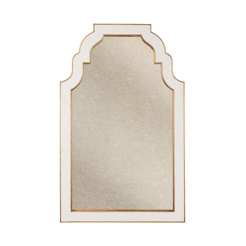 Radison Wood Framed Wall Mirror-Wall Mirrors-Chelsea House-White-LOOMLAN