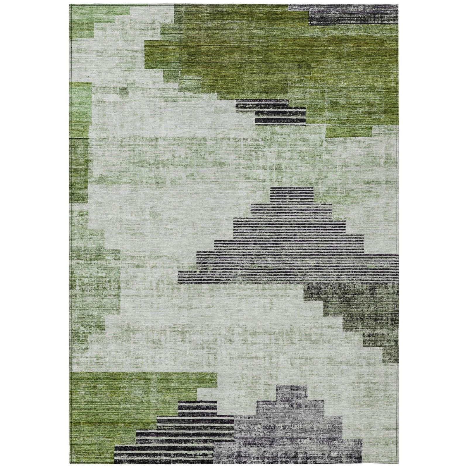 Get Raeel Fern Rug Washable UV-Stabilized Non-Skid Design – LOOMLAN