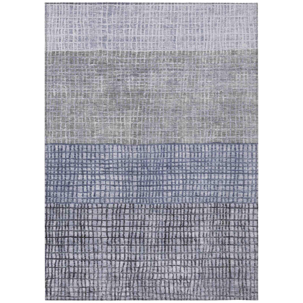 Raeon Denim Washable Indoor-Outdoor Rug