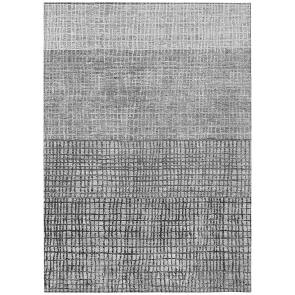 Raeon Gray Washable Indoor-Outdoor Rug