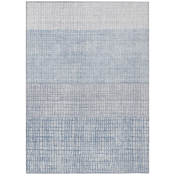 Raeon Sky Washable Indoor-Outdoor Rug
