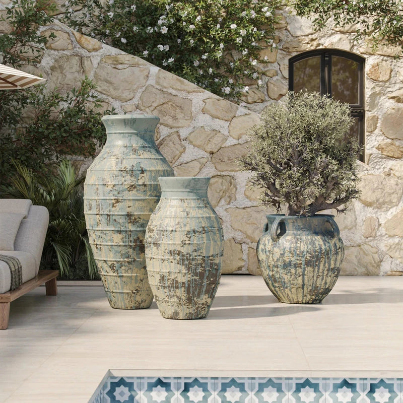 Ragusa Terracotta Antique Outdoor Urn