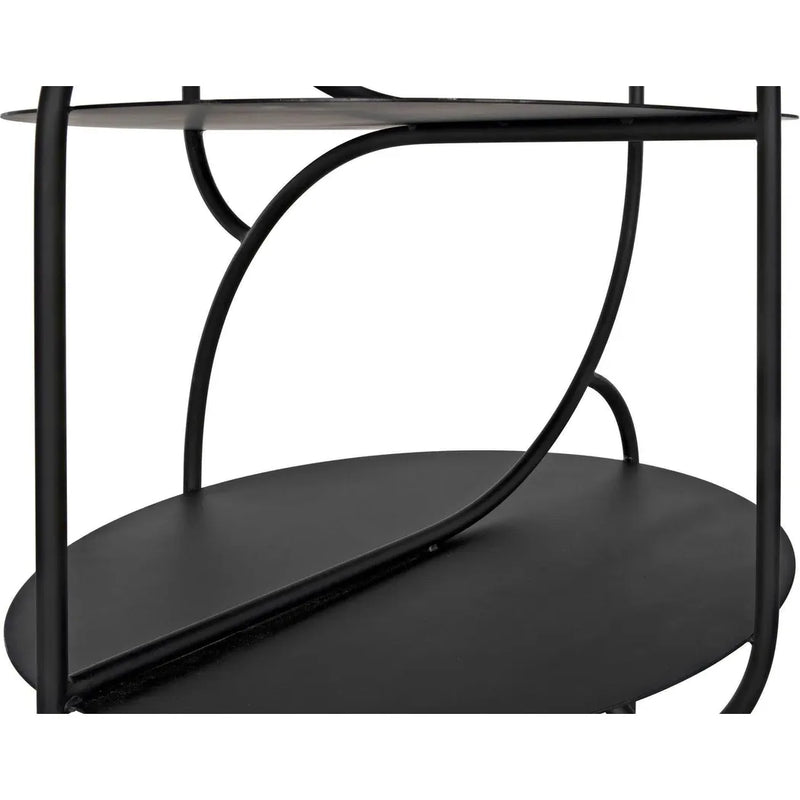 Rain Shelf-Wall Shelves & Ledgers-Noir-LOOMLAN