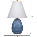 Raindrop Ceramic Elegant Designed Table Lamp