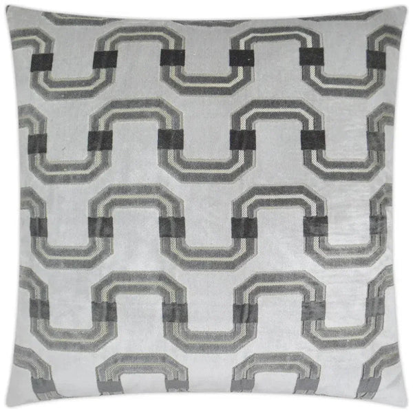 Ravello Grey Throw Pillow With Insert - LOOMLAN - D.V. Kap - Throw Pillows
