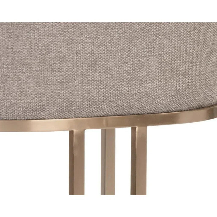 Rayla Fabric Counter Stool - LOOMLAN - SUNPAN - Counter Stools