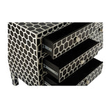 Raymond Honeycomb Pattern Chest-Chests-Chelsea House-LOOMLAN