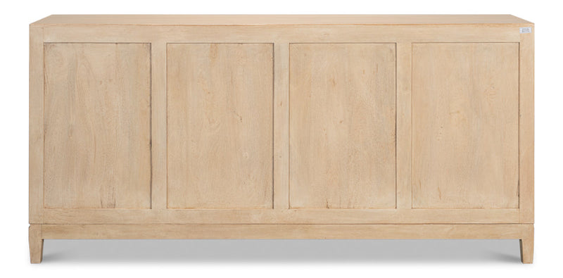 Rayon Four Door Sideboard Cabinet For Living Room-Sideboards-Sarreid-LOOMLAN