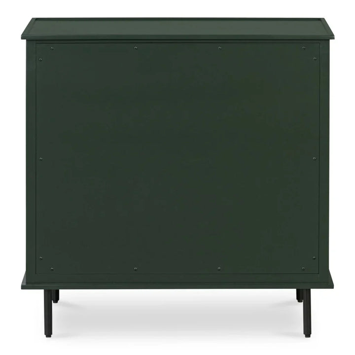 Reagan Three Drawer Wood Nightstand - LOOMLAN - Moe's Home - Nightstands