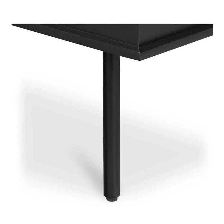 Reagan Three Drawer Wood Nightstand - LOOMLAN - Moe's Home - Nightstands