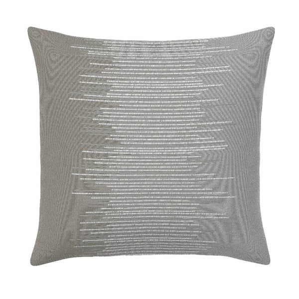 Realm Silver Double Side Outdoor Pillow-Outdoor Pillows-Earnest Collection-20" Square DS-LOOMLAN