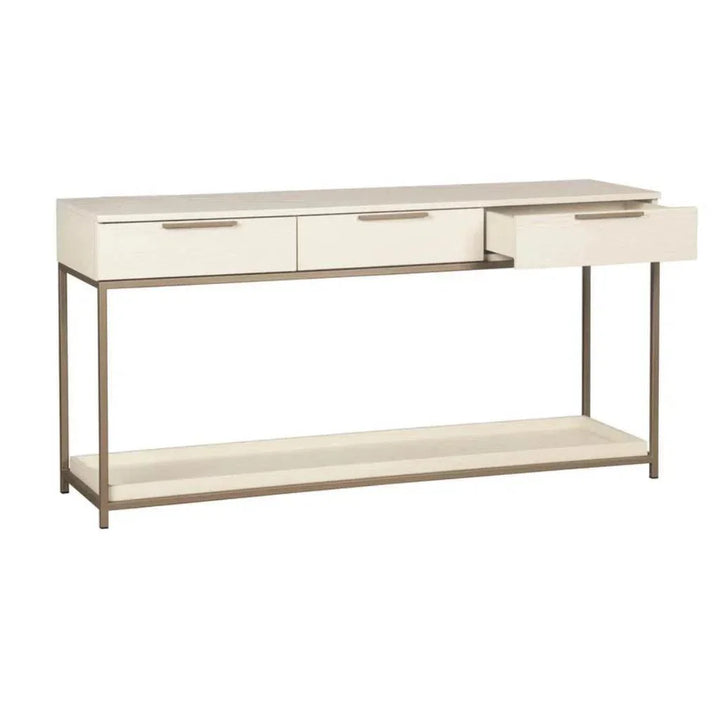 Rebel Rectangular Console Table With Drawers - LOOMLAN - SUNPAN - Console Tables