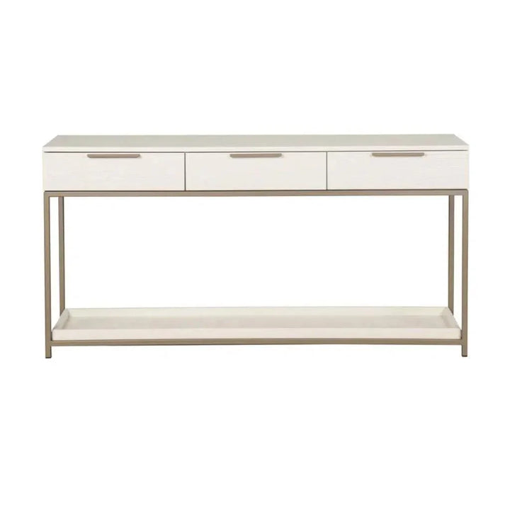 Rebel Rectangular Console Table With Drawers - LOOMLAN - SUNPAN - Console Tables