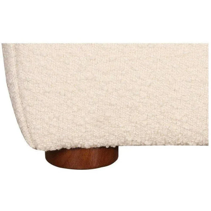 Recharge Boucle Cream Bed - LOOMLAN - Moe's Home - Beds